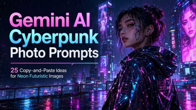 Elements of a focused cyberpunk prompt